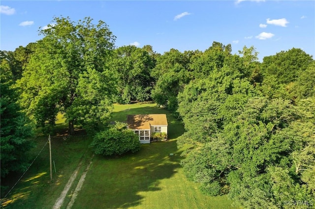 5984 Canterbury Rd, Walkerton, VA 23177 - view of subject property with a heavily wooded area