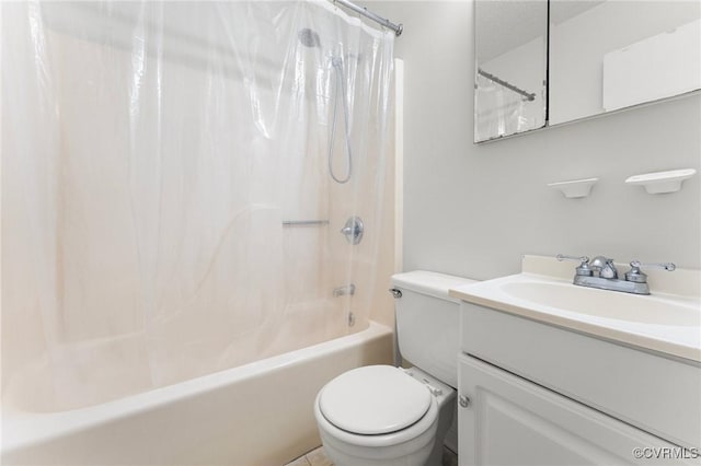 5994 Canterbury Rd, Walkerton, VA 23177 - bathroom featuring shower / bathtub combination with curtain and vanity