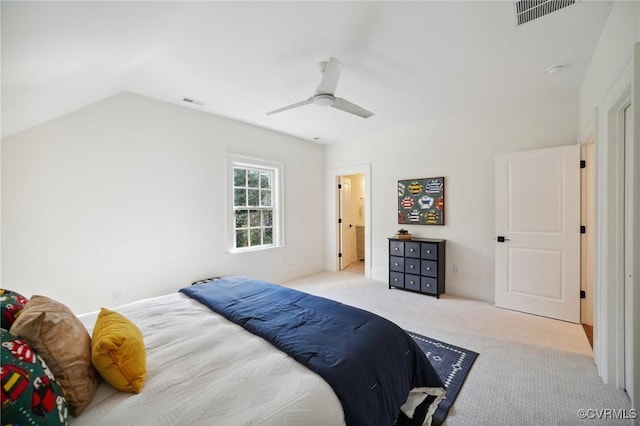 9301 Carriage Stone Ct, Richmond, VA 23235 - bedroom featuring carpet floors, a ceiling fan, and vaulted ceiling