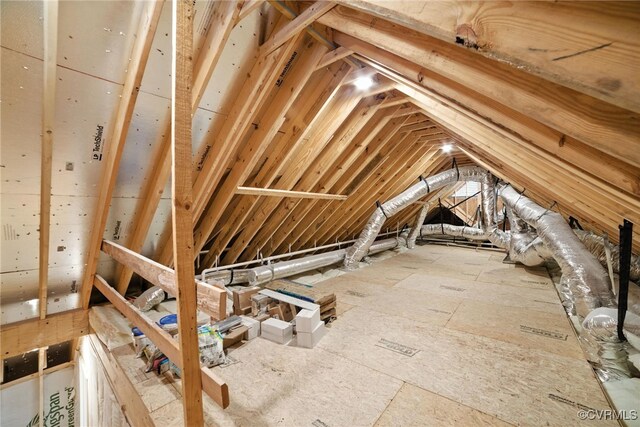 9301 Carriage Stone Ct, Richmond, VA 23235 - view of unfinished attic