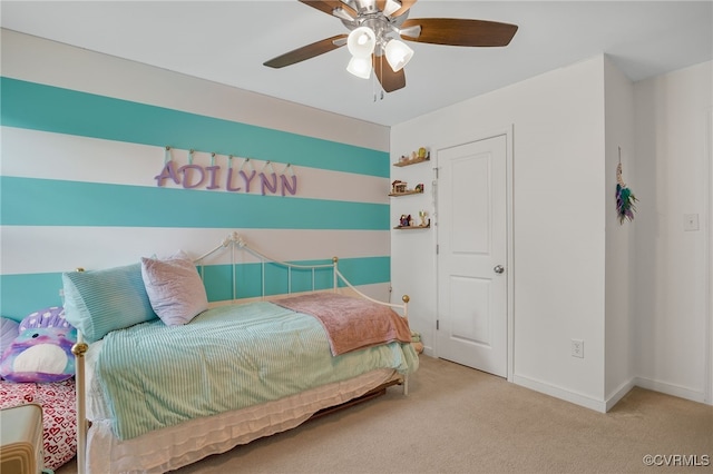 14919 Bayfront Pl, Midlothian, VA 23112 - bedroom with carpet flooring and a ceiling fan