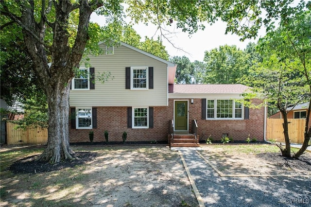 4205 W End Dr, Henrico, VA 23294 - tri-level home with brick siding