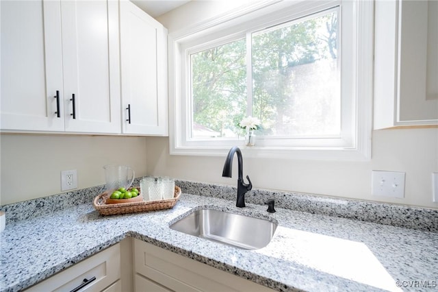 4205 W End Dr, Henrico, VA 23294 - kitchen with white cabinets and light stone counters