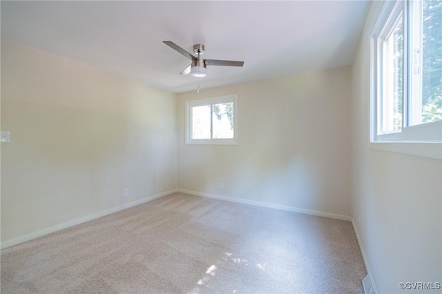 4205 W End Dr, Henrico, VA 23294 - spare room featuring ceiling fan and baseboards
