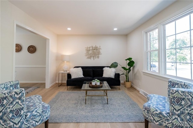 4205 W End Dr, Henrico, VA 23294 - living area with wood finished floors and recessed lighting