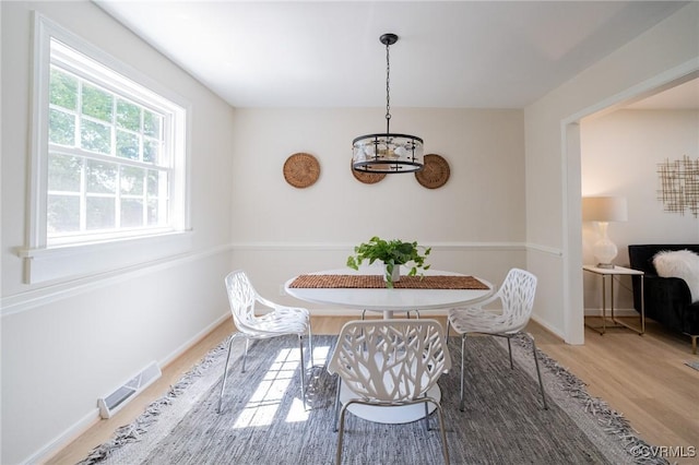 4205 W End Dr, Henrico, VA 23294 - dining space featuring wood finished floors and baseboards