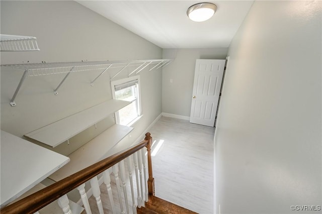 9286 Hungary Rd, Glen Allen, VA 23060 - walk in closet with wood finished floors and lofted ceiling