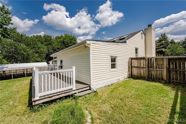 9286 Hungary Rd, Glen Allen, VA 23060 - view of property exterior with a wooden deck