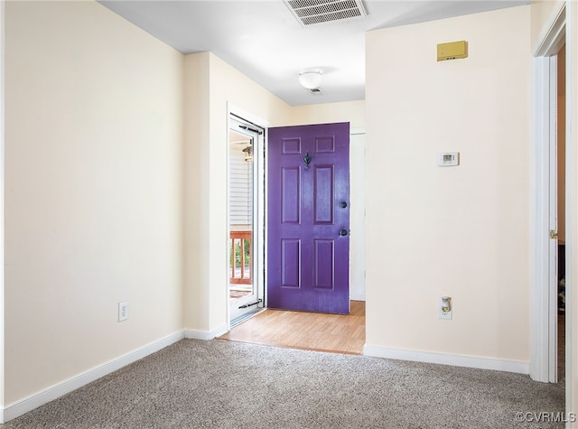2705 Glen Point Cir, Henrico, VA 23233 - foyer featuring carpet floors and baseboards