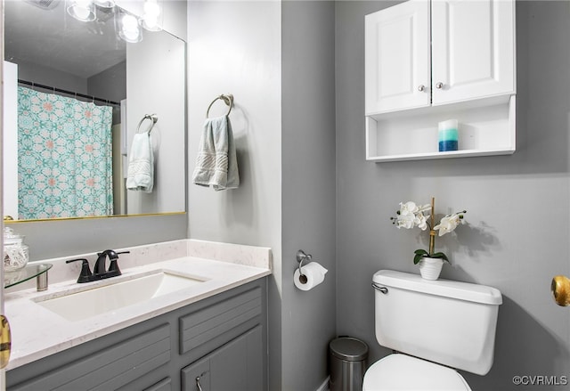2705 Glen Point Cir, Henrico, VA 23233 - bathroom with vanity and toilet