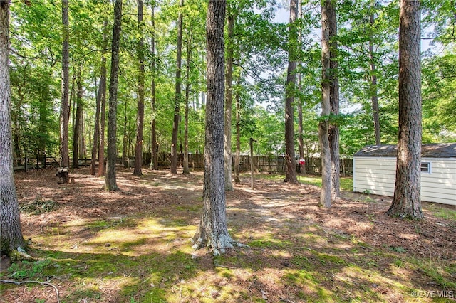2705 Glen Point Cir, Henrico, VA 23233 - view of yard featuring a shed