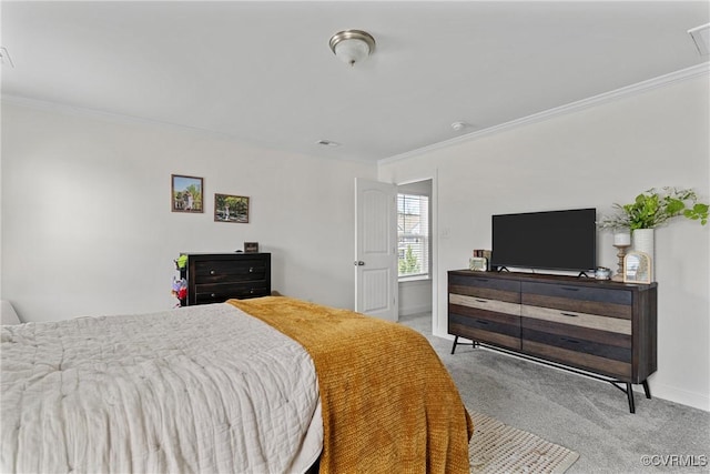 7012 Hapsburg Ct, Henrico, VA 23231 - bedroom with carpet floors and crown molding