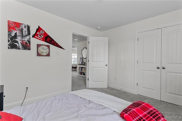 7012 Hapsburg Ct, Henrico, VA 23231 - carpeted bedroom with baseboards and a closet