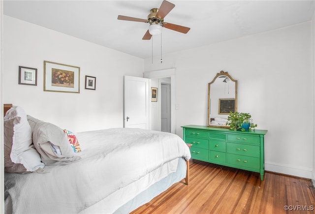 4006 Chevy Chase St, Richmond, VA 23227 - bedroom featuring wood finished floors and a ceiling fan