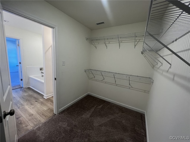4913 Bailey Woods Ln, Midlothian, VA 23112 - spacious closet with wood finished floors