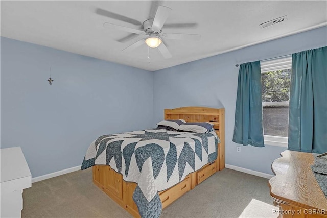 8187 Lord Fairfax Cir, Gloucester, VA 23061 - carpeted bedroom featuring baseboards and a ceiling fan