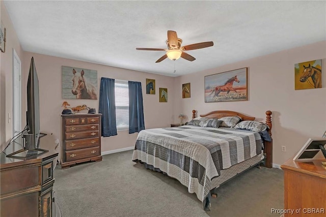 8187 Lord Fairfax Cir, Gloucester, VA 23061 - carpeted bedroom featuring baseboards and ceiling fan