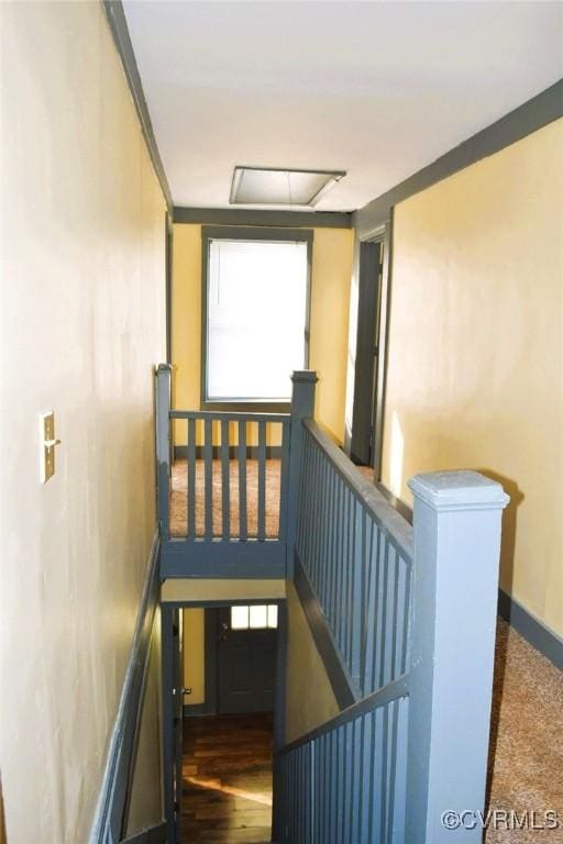 1642 Free State Rd, Meherrin, VA 23954 - stairs featuring baseboards
