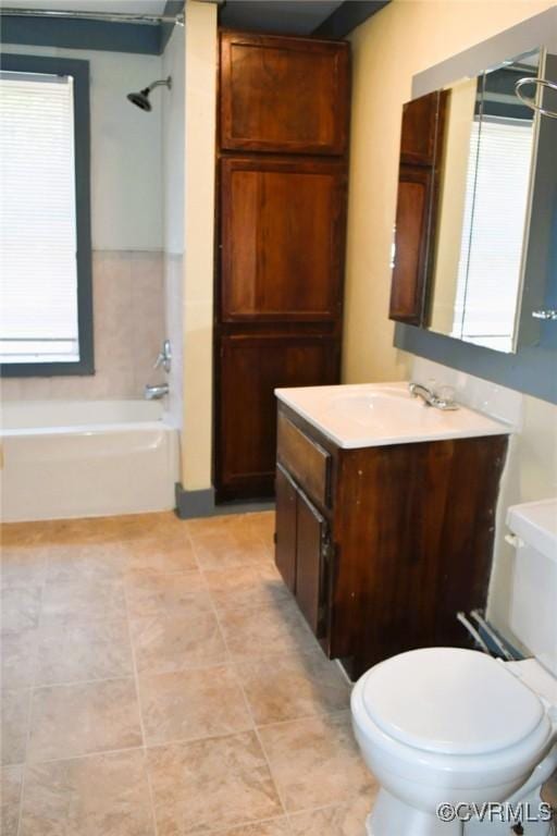 1642 Free State Rd, Meherrin, VA 23954 - full bathroom featuring vanity, bathtub / shower combination, and plenty of natural light