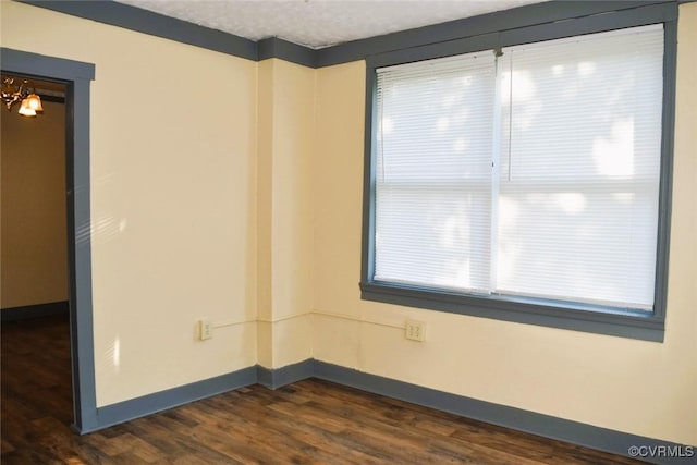 1642 Free State Rd, Meherrin, VA 23954 - empty room featuring dark wood-type flooring