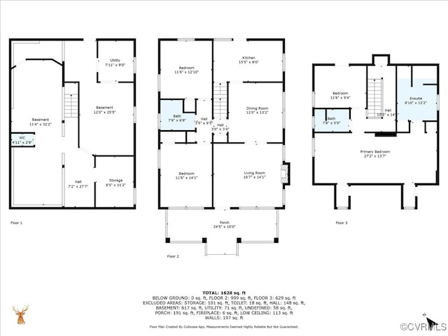3303 Woodrow Ave, Richmond, VA 23222 - view of property floor plan