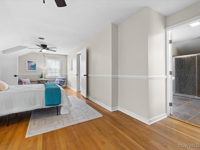 3303 Woodrow Ave, Richmond, VA 23222 - bedroom with wood finished floors and a ceiling fan