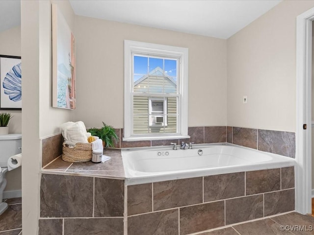 3303 Woodrow Ave, Richmond, VA 23222 - full bath featuring a garden tub and toilet