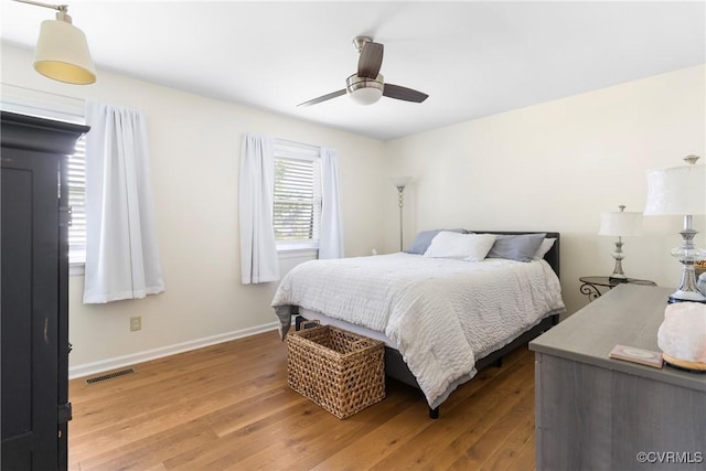 4709 Leadenhall Dr, Chesterfield, VA 23234 - bedroom with wood finished floors and a ceiling fan