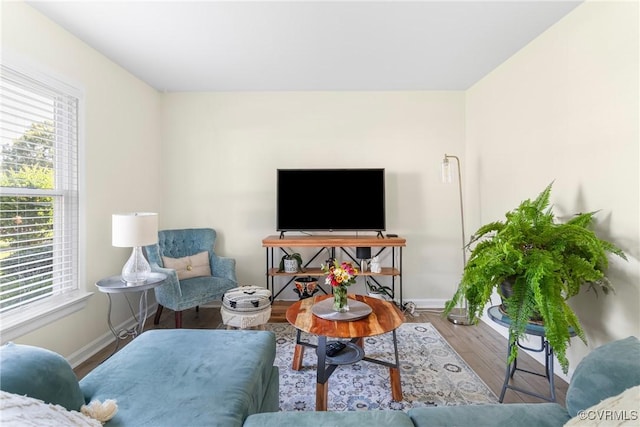 4709 Leadenhall Dr, Chesterfield, VA 23234 - living area featuring plenty of natural light and wood finished floors