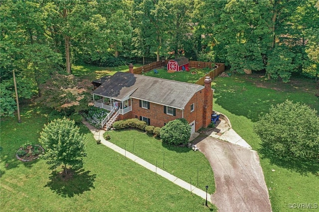 1200 Hybla Rd, Richmond, VA 23236 - aerial view of property and surrounding area
