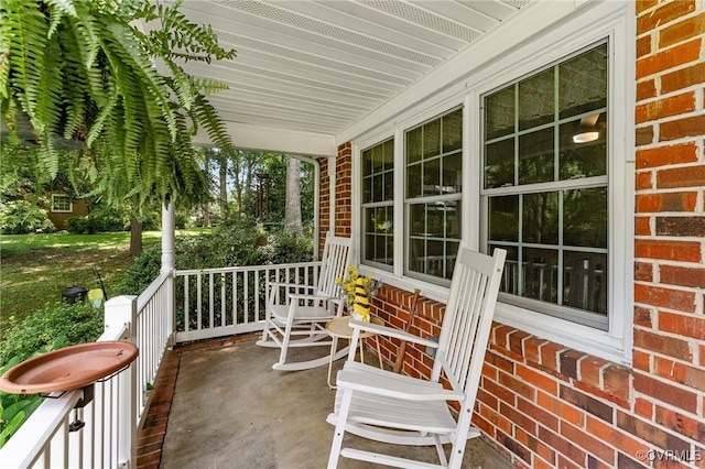1200 Hybla Rd, Richmond, VA 23236 - view of covered porch