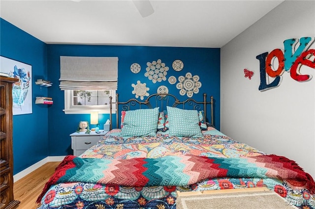 1200 Hybla Rd, Richmond, VA 23236 - bedroom featuring wood finished floors and ceiling fan