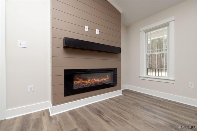 TBD Union Church Rd, Beaverdam, VA 23015 - detailed view of a glass covered fireplace and wood finished floors