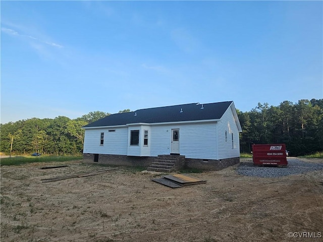 TBD Union Church Rd, Beaverdam, VA 23015 - rear view of property with crawl space