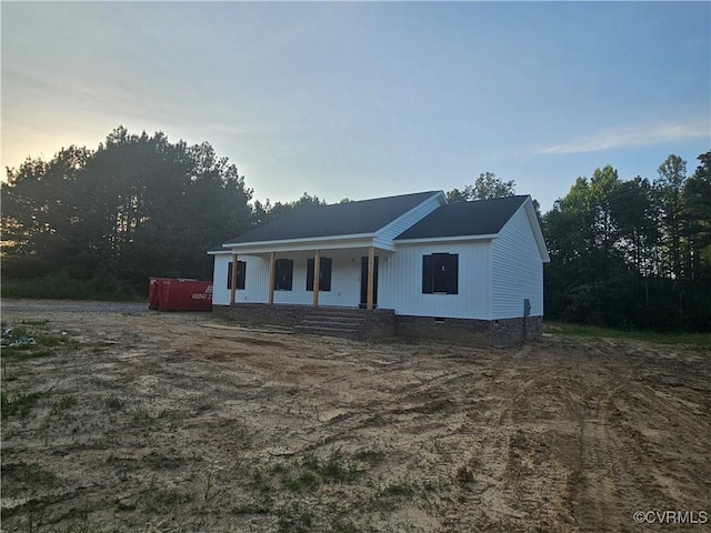 TBD Union Church Rd, Beaverdam, VA 23015 - modern farmhouse featuring crawl space and covered porch