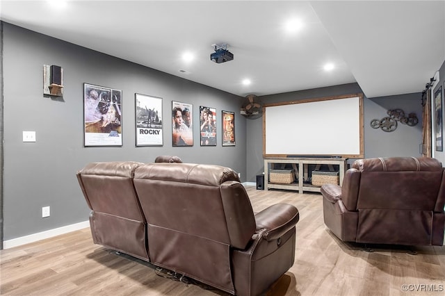 14942 Bridge Spring Dr, Midlothian, VA 23113 - cinema featuring light wood-style floors and recessed lighting
