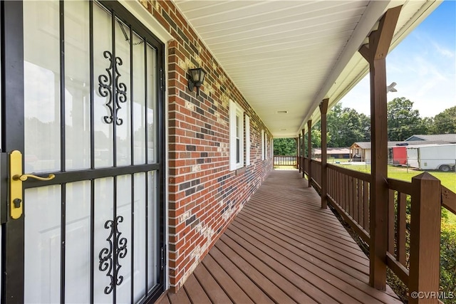 10324 Lamore Dr, Disputanta, VA 23842 - view of wooden porch