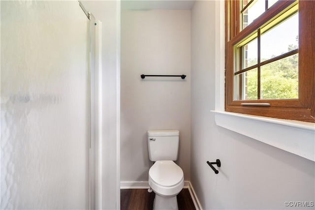 10324 Lamore Dr, Disputanta, VA 23842 - full bathroom with wood finished floors and a shower