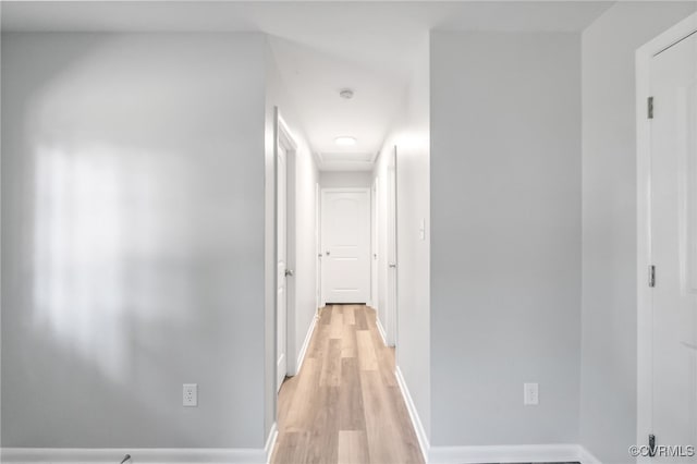 6512 N Stevens Hollow Dr, Chesterfield, VA 23832 - hall featuring light wood-type flooring and baseboards