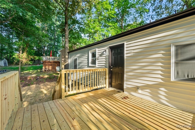 6512 N Stevens Hollow Dr, Chesterfield, VA 23832 - view of deck