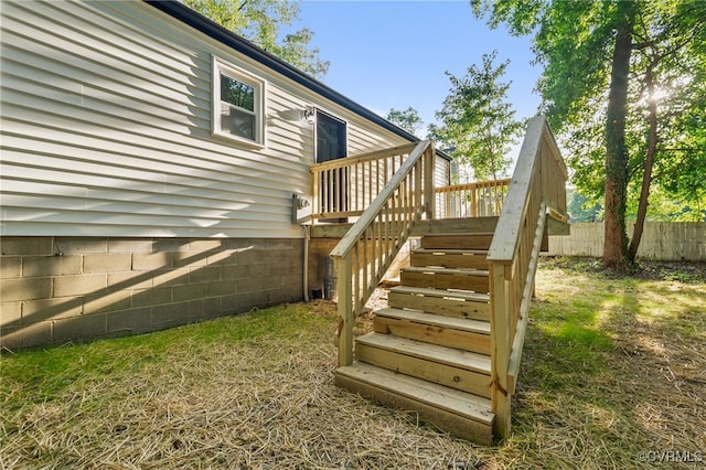 6512 N Stevens Hollow Dr, Chesterfield, VA 23832 - wooden deck featuring stairs