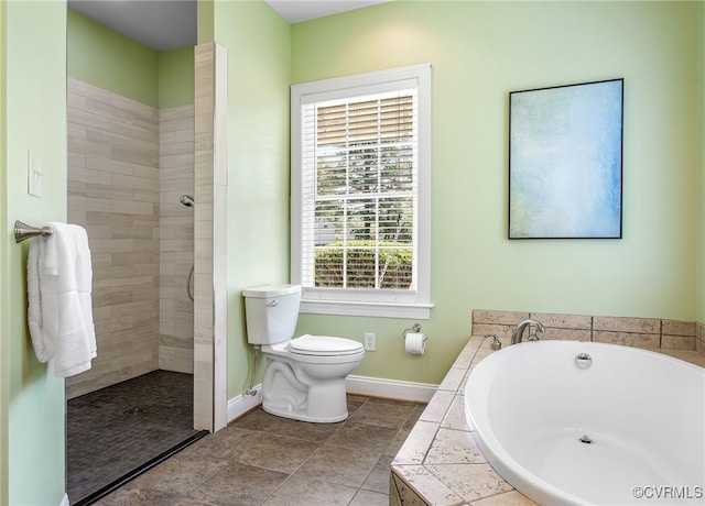 1204 Bowden Rd, Henrico, VA 23229 - bathroom featuring a garden tub and tiled shower