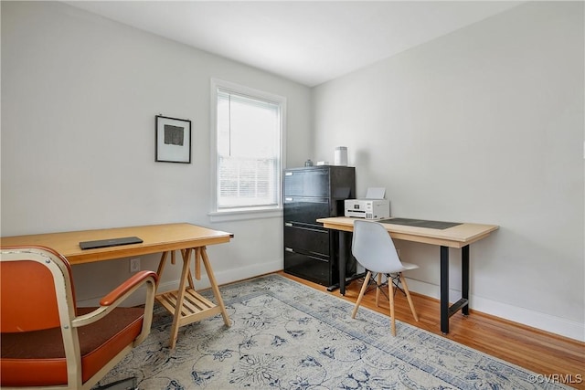 202 Larne Ave, Richmond, VA 23224 - office featuring light wood-style flooring and baseboards