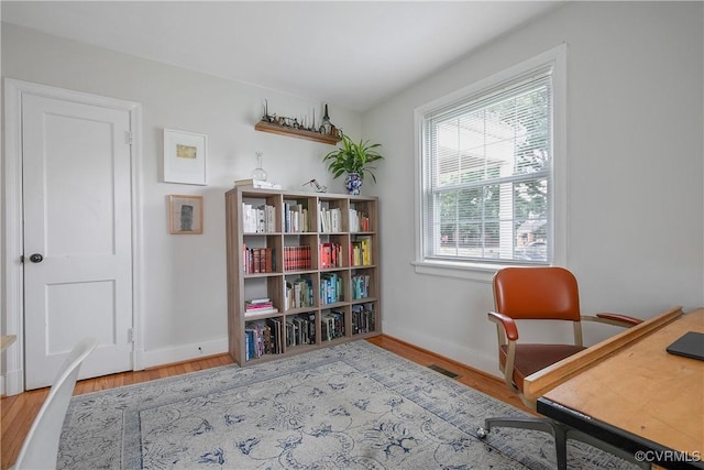 202 Larne Ave, Richmond, VA 23224 - office area featuring wood finished floors