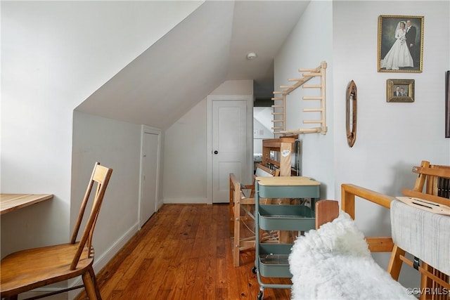 202 Larne Ave, Richmond, VA 23224 - office featuring lofted ceiling and wood-type flooring