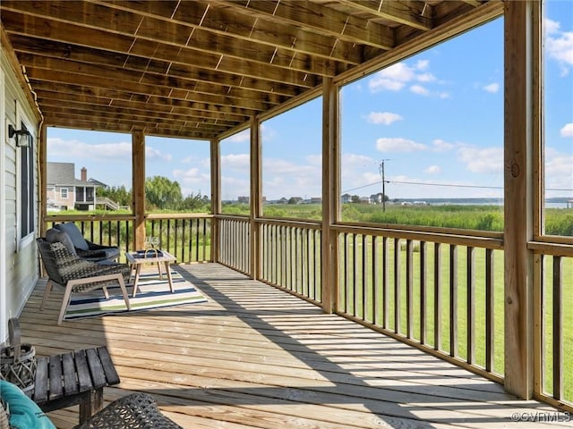 621 Fort Lowry Ln, Dunnsville, VA 22454 - view of deck