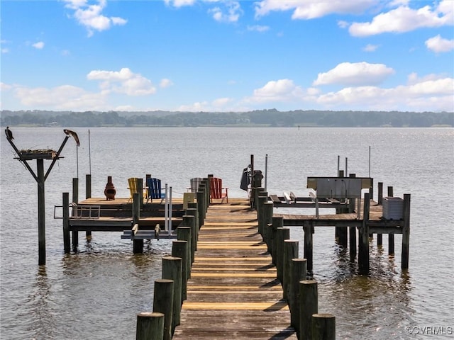 621 Fort Lowry Ln, Dunnsville, VA 22454 - dock with boat lift and a water view