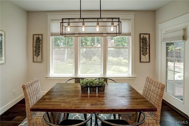 2500 Madison Station Ct, Henrico, VA 23233 - dining space with healthy amount of natural light and wood finished floors
