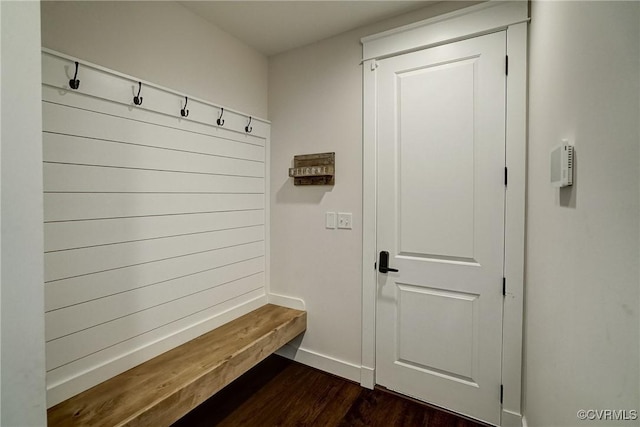 2500 Madison Station Ct, Henrico, VA 23233 - mudroom featuring dark wood-style floors and baseboards