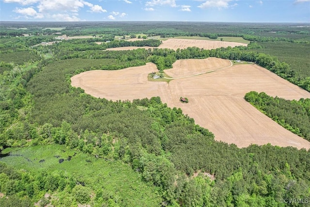 32082 Sparta Rd, Milford, VA 22514 - drone / aerial view of a heavily wooded area